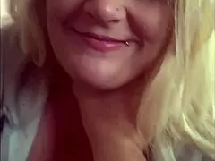 Blonde cougar fuckslut empties my balls on command like a filthy fuckslut