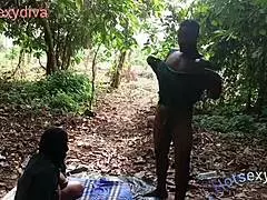 Big ass Debbie gets creampied on African big black cock, watch the full video on my red channel