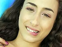 Wow, Mesmerizing Brunette Beauty Shows Her Sexy Body In Casting Interview!