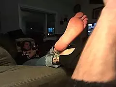 i'm worshippin' them perfect feet, tied up n' ticklin'