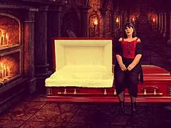 granny vampyra gets fingered and licked to orgasm by her familiar