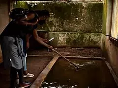 Footballer meets mature woman in Africa, quick public fuck in park 😉