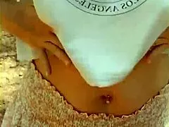 Wifey Changes Shirt Exposing Her Tits 😏