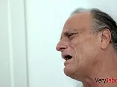 Angry Latina stepmom Rose Monroe locks husband up. She fucks stepson with blowjob and riding.