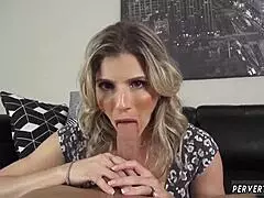 Young amateur couple in hardcore scene