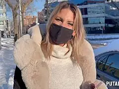 Can you believe this german tourist leidy de león swallowing torbe's cum in a sneaky catch?