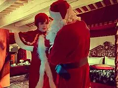 Granny Carmen's Sultry Christmas in July: Sucking Santa, Riding His Sleigh