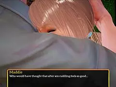 in my new family series, episode 362 features a milf with big tits and a teen brunette redhead