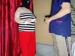 Muslim Bbw Begs For Anal Sex With Office Attendant In Doggy Style