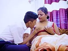 Desi indian horny step grandson fucks step grandma hard and ejaculates in her mouth hindi audio