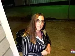 Does brunette cutie Celeste finger her wet pussy before deep banging?