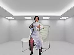 chatting about darth vaders fantasy with granny princess leia