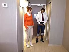 nerdy ginger reign enjoys anal facial