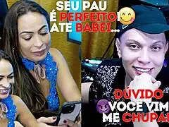 Emotional Reaction Ruan Shows Dick To Belinha Baracho She Drools With Desire What Would You Do In Sensual Brazilian Podcast