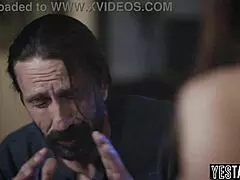 Naughty Latina Stepdaughter Meets and Fucks Big Dick Mature Stepdad!