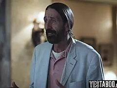 Naughty Latina Stepdaughter Meets and Fucks Big Dick Mature Stepdad!