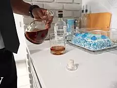 Teeny maid seduces black bull