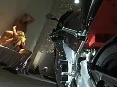 Golden high heels milf licked and fucked