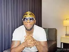 Blonde Kaia Angel enjoys cowgirl time on Rome Major's big black cock