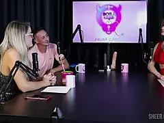 i'm tati weg in bora cast wit bruna carlos, feelin so sexy in sheer red lingrie