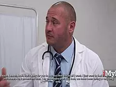 i clutch my husband while clutching the doctor's big cock with my pussy