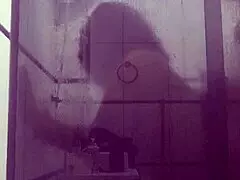 Stepmom bathroom sex: big tits, huge ass, monster cock action