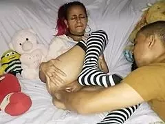 Helping milf insert my hand into her pussy