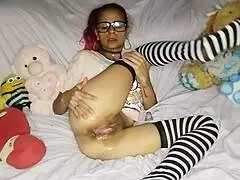 Helping milf insert my hand into her pussy