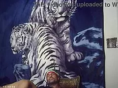 behind the scenes, does this big breast brunette babe feel the italian pound machine?