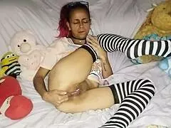 Helping milf insert my hand into her pussy