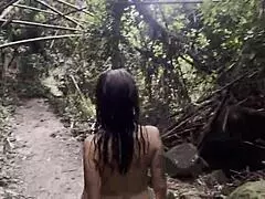 Topless Monika Fox Blowjobs in Jungle