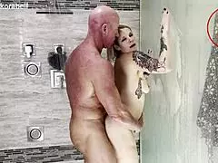 This passionate milf in the shower gets seduced, soaked, and ready for intense action!
