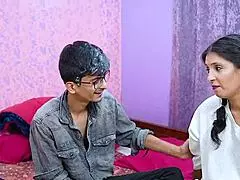 Indian stepdad unleashes creampie on step daughter