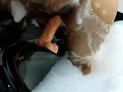 want to see me masturbating in the motel bathtub and cumming on a giant dildo?