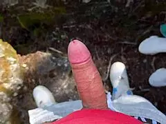 Big ass girl takes cock at the viewpoint in risky public sex