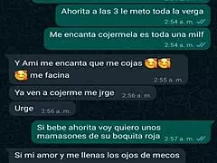 Con la jefa de mi amigo Oscar, doña Mary me da unas mamadas y le grabo el culo