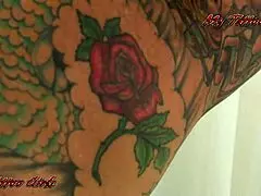 discovering blackwidowxxx's full body tattoos promo view