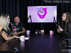 compilados da jujube delicia no bora cast com bruna carlos sheer red