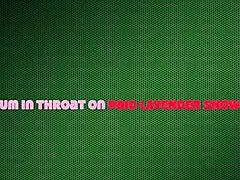 pigtail babe's throat rearranged in jaw-popping deepthroat cumshot