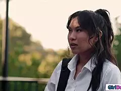 My busty stepmommy noticed my panties and things got interesting