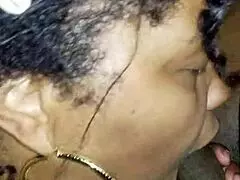 Gorgeous Black Milf Enjoys Oral Play