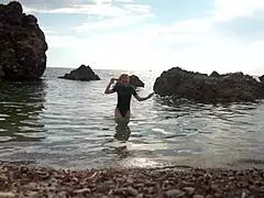 Stepson Removes Condom, Cums In Wet Pussy For Best Seaside Holiday