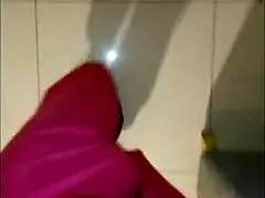 Big-Ass Brunette Pisses with TS Friend's Ejaculation