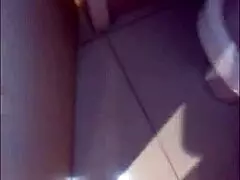 Big-Ass Brunette Pisses with TS Friend's Ejaculation