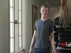 Young Step Son Fucks Blonde Step Mother!