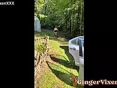 the naked milf walks in the wilderness