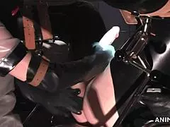 Rubbernurse Agnes - Transparent Nurse Dress With Blowjob Mask - Prostate And Internal Colon Massage - Final Wanking Off The Balls Snot