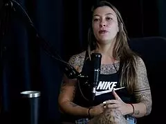 Flor de Damiana interviews Grandma Moai in naughty Porn Cast Brazil part 8