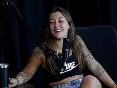 Flor de Damiana interviews Grandma Moai in naughty Porn Cast Brazil part 8
