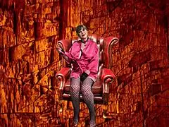 granny peggy sue pegging & cocksucking cum in mouth slut